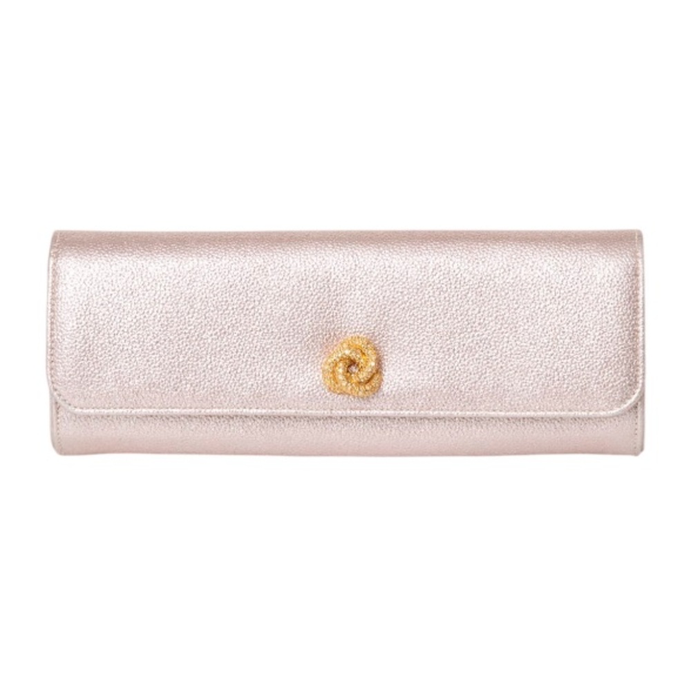 MICHELLE WILHITE  Robbie Mini Flap Metallic Clutch Bag